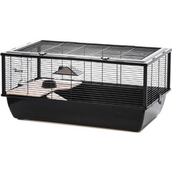 INTER-ZOO Bob Κλουβί Τρωκτικών Μαύρο 78x48x36cm