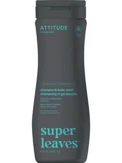 Attitude Scalp Care Φυτικό Σαμπουάν & Αφρόλουτρο για Επανόρθωση 470ml