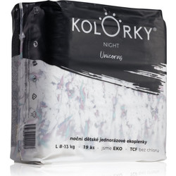 Kolorky Night Unicorn L Πάνες 8-13kg 19τμχ