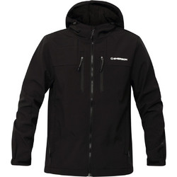 Emerson Hooded Bonded Ανδρικό Μπουφάν Χειμωνιάτικο Softshell Μαύρο 242.EM11.06