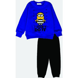 Action Παιδικό Σετ Φόρμας Royal Blue Μαύρο 12420041