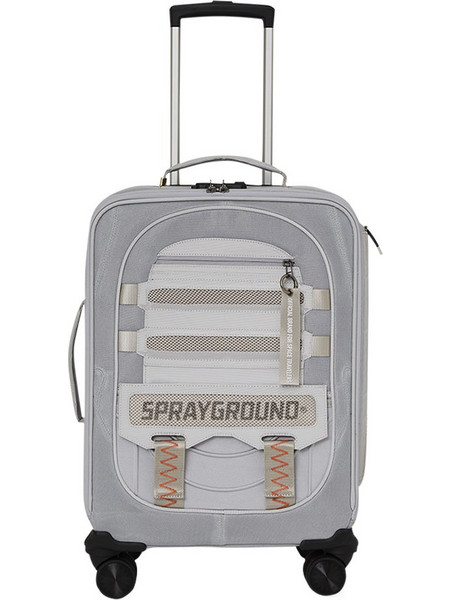Sprayground Spec OPS CL220 Βαλίτσα Καμπίνας 49.5x37x18cm με 4 Ρόδες Γκρι