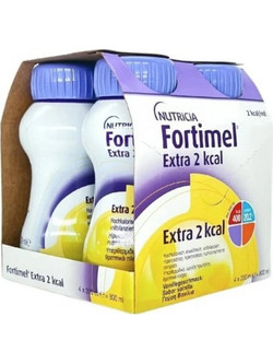 Nutricia Fortimel Extra 2 kcal Βανίλια Πρωτεΐνη 4x200ml