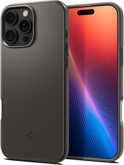 Spigen Thin Fit Back Cover Gunmetal (iPhone 16 Pro Max)