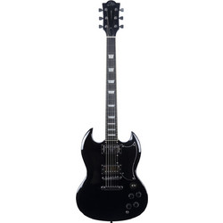 Eko Guitars DV300 Ηλεκτρική Κιθάρα Double Cut με HH Μαγνήτες Black
