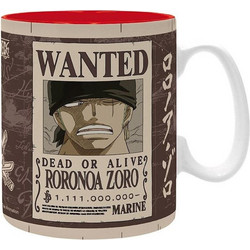 AbyStyle One Piece Roronoa Zoro Wanted Poster Mug