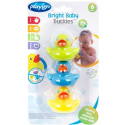Playgro Σετ Παπάκια Μπάνιου 6+ Μηνών 3τμχ