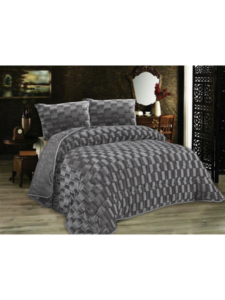 Dimcol Κουβερτοπάπλωμα Μονό 160x220 1940 Grey