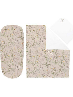KikkaBoo Secret Garden Σετ Λίκνου Beige 6τμχ