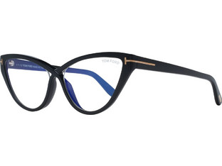Tom Ford FT5729-B 001 Γυναικείος Σκελετός Γυαλιών Οράσεως Κοκάλινος Μαύρος