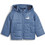 Puma Αθλητικό Παιδικό Μπουφάν Χειμωνιάτικο Puffer Γκρι Μπλε 675971-24