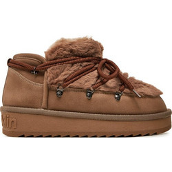 D.Franklin Nordic TRK Γυναικεία Μποτάκια Χιονιού Πλατφόρμα Suede Ταμπά με Γούνα SH370011