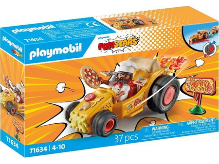 Playmobil Funstars Crazy Kart Πιτσαδόρος για 4-10 Ετών 71634