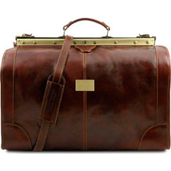 Tuscany Leather Madrid L TL1022 Σακ Βουαγιάζ Καφέ