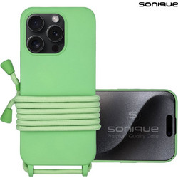 Sonique Carryhang Back Cover Light Green (iPhone 15 Pro)