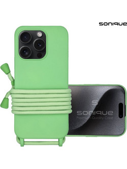 Sonique Carryhang Back Cover Light Green (iPhone 15 Pro)
