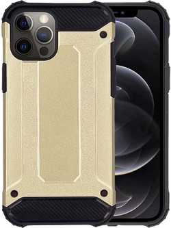 Sonique Heavy Armor Back Cover Gold (iPhone 12 Pro Max)