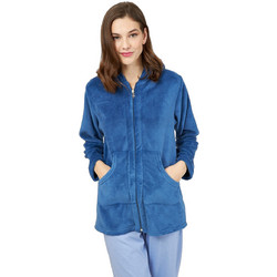 Harmony Γυναικεία Ρόμπα Χειμωνιάτικη Fleece Μπλε 34-407709