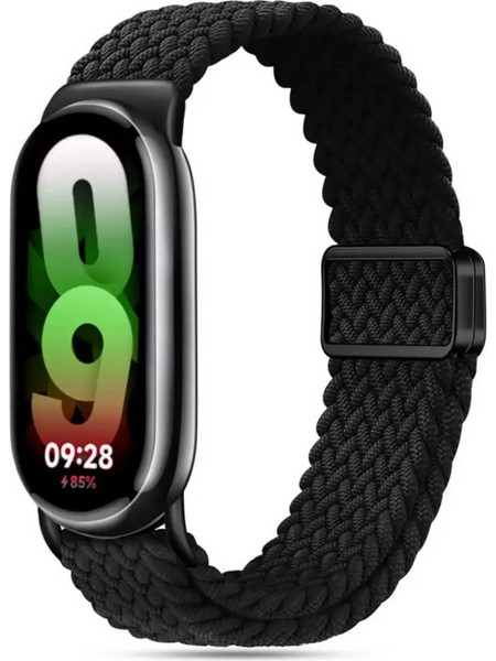 Tech-Protect Nylonmag Λουράκι Υφασμάτινο Black (Xiaomi Smart Band 8 / 9)