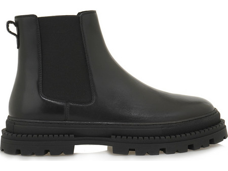 Renato Garini Ανδρικά Chelsea Μποτάκια Δερμάτινα Μαύρα T515X3382002