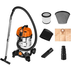 NEO TOOLS 04-739 Σκούπα Υγρών / Στερεών 1600W με Κάδο 35lt