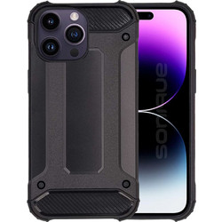 Sonique Heavy Armor Back Cover Black (iPhone 14 Pro Max)