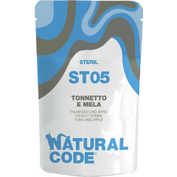 Natural Code ST05 Adult Sterilised with Tuna & Apple 85gr
