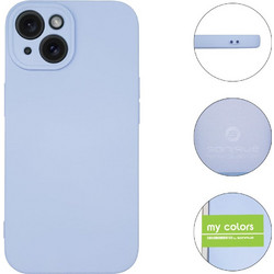 Sonique My Colors Silicone Back Cover Lilac (iPhone 15 Plus)