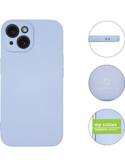 Sonique My Colors Silicone Back Cover Lilac (iPhone 15 Plus)