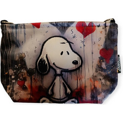Artist Pitex Snoopy CBS38414 Γυναικείο Νεσεσέρ 19x6x13.5cm Πολύχρωμο