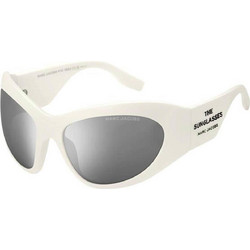 Marc Jacobs MARC773S SZJ Γυναικεία Γυαλιά Ηλίου Oversized Κοκάλινα Λευκά με Γκρι Φακό
