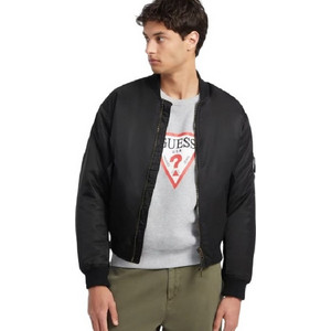 Guess Ανδρικό Μπουφάν Χειμωνιάτικο Bomber Μαύρο M4YL01WG932-JBLK Guess Ανδρικό Μπουφάν Χειμωνιάτικο Bomber Μαύρο M4YL01WG932-JBLK