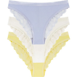 Dorina Leah Σατέν Γυναικεία Slip με Δαντέλα 3Pack D001023MI033-3X0059