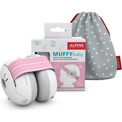Alpine Muffy Baby Βρεφικές Ωτοασπίδες 1τμχ Ροζ