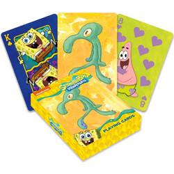 Aquarius Spongebob Squarepants Bold & Brash Τράπουλα Πλαστική Κίτρινη 840391154698