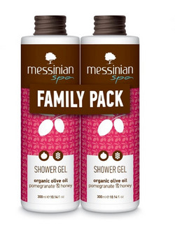Messinian Spa Pomegranate & Honey Αφρόλουτρο σε Gel 2x300ml