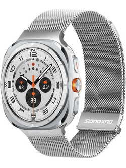 Dux Ducis Milanese Λουράκι Μεταλλικό Silver (Samsung Galaxy Watch Ultra)
