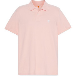 Timberland Ανδρική Μπλούζα Polo Κοντομάνικη Ροζ TB0A6VDPERV