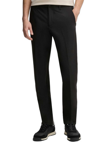Hugo Boss Commuter Ανδρικό Παντελόνι Ελαστικό Slim Εφαρμογή Μαύρο 50534303-001