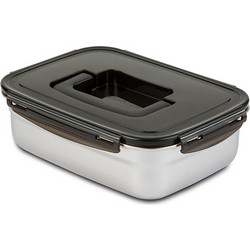 Nava Acer Δοχείο Φαγητού Inox 2.5lt Ασημί Γκρι