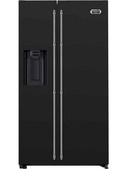 Lofra GFRNM917 Retro Ψυγείο Ντουλάπα 634lt Full No Frost Υ178xΠ91.2xΒ77.2cm Μαύρο