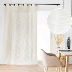 Spitishop Κουρτίνα Παραθύρου με Τρουκς 140x260 Nando 1612724 Μπεζ