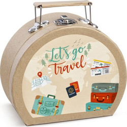 Parisis Μπομπονιέρα Βάπτισης Βαλιτσάκι Travel από Χαρτί ΒΛ575