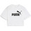 Puma Παιδικό Crop Top Κοντομάνικο Λευκό 684939-02