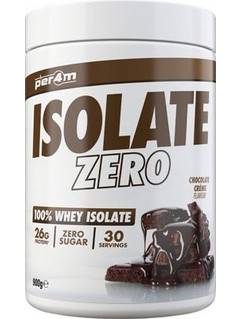 Per4m Isolate Zero Chocolate Creme Πρωτεΐνη Ορού Γάλακτος Γράμμωσης Χωρίς Γλουτένη 900gr