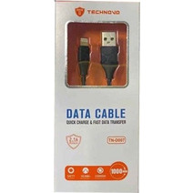 Technovo TN-D007 USB-A to Lightning Cable 1m Black