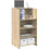 vidaXL Γραφείο Reception Ξύλινο με Βιβλιοθήκη 55x50x103.5cm 859017