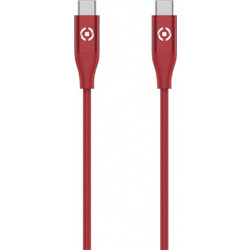 Celly USB-C to USB-C 60W 1.5m Red USBCUSBCCOLRD