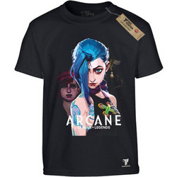 Takeposition Arcane league of legent Παιδικό T-Shirt Κοντομάνικο Μαύρο 806-4778