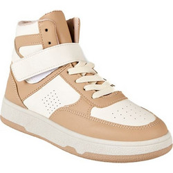 Elenross Γυναικεία Sneakers Μποτάκια Λευκά Μπεζ GS09455W